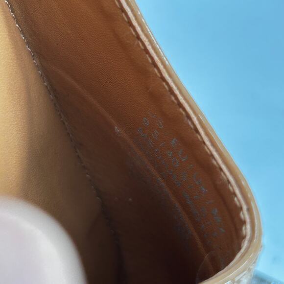 Kenneth Cole REACTION Indya Mary Jane Heels 9.5 Tan Camel NWOT Pumps 90s Y2K - Picture 9 of 10